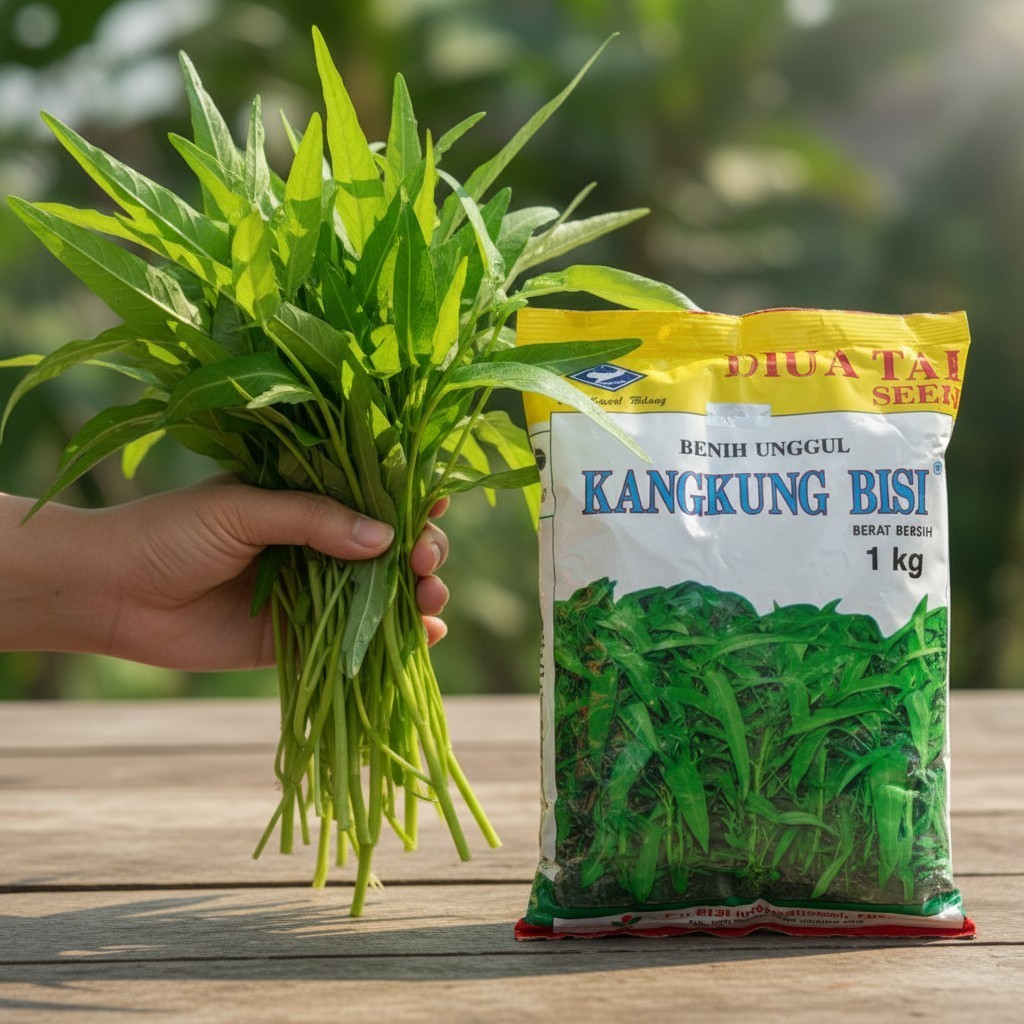 Bibit Benih kangkung unggul Bisi 1kg