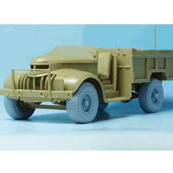 M220# 1/35 Resin Wheels For Chevrolet Truck, Vehicles are not included, Unpainted Unassambled