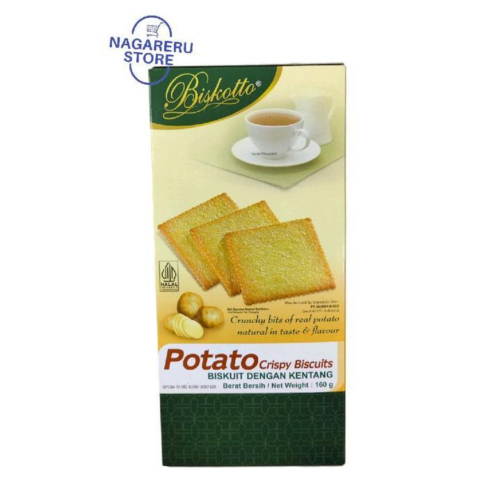 Biskotto potato crispy biscuits (biskuit dengan kentang) 160gr