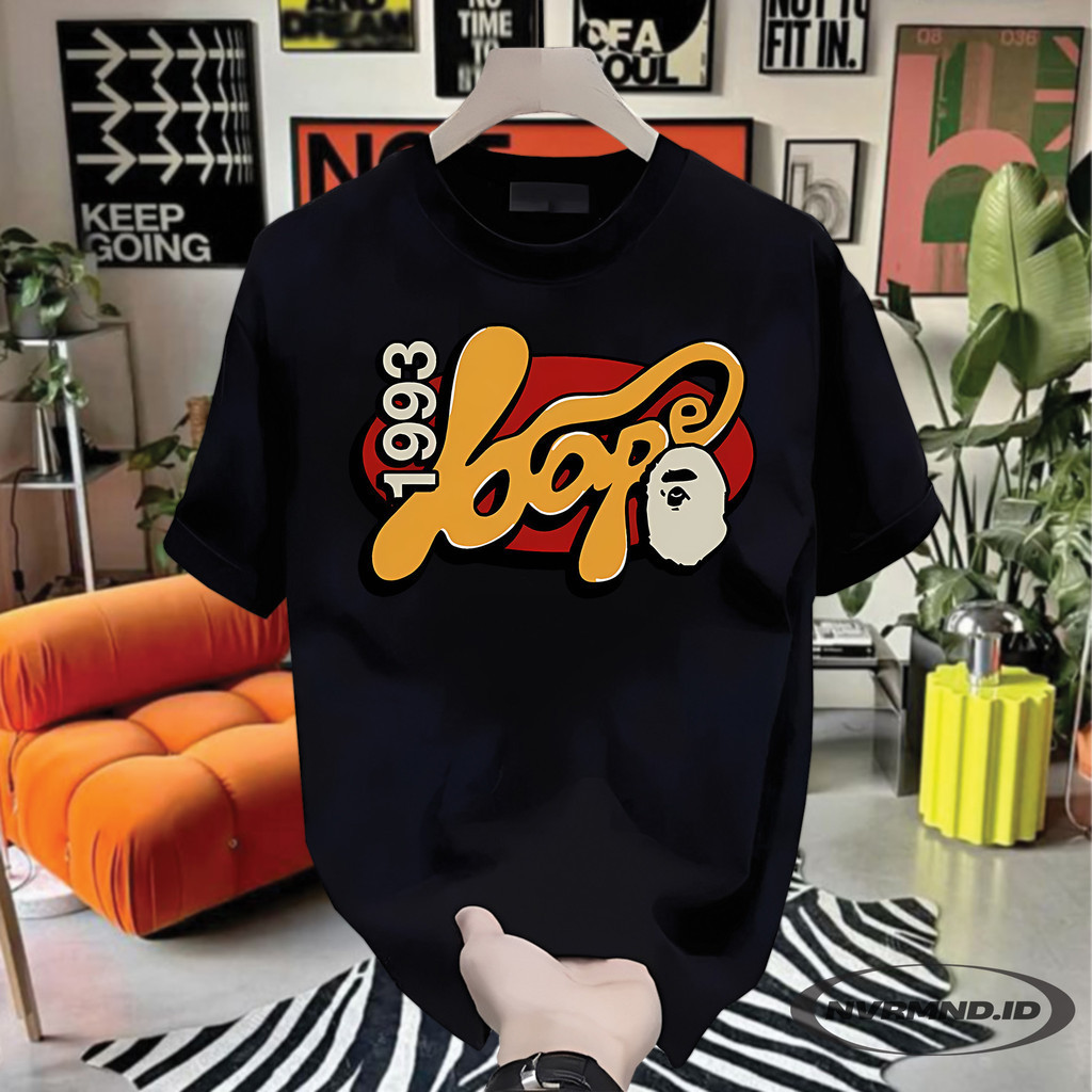 Kaos BAPE 1993 Edition Streetwear A Bathing Ape - Baju Kaos Pria Wanita Japan Design Vintage 90s - A
