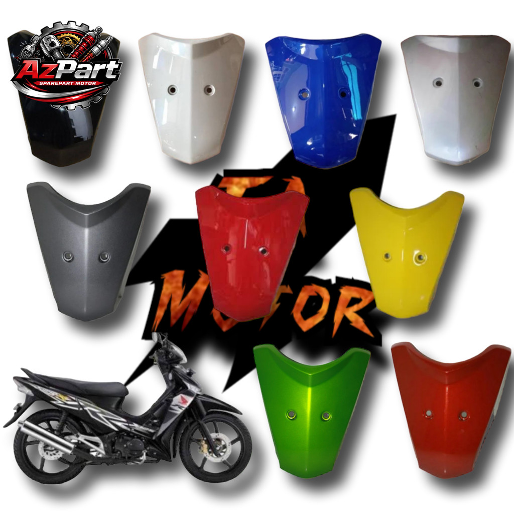 Dasi Panel Dada Tebeng Depan Honda Supra X 125 Lama Old New Batman Warna Hitam Putih Biru Silver Abu