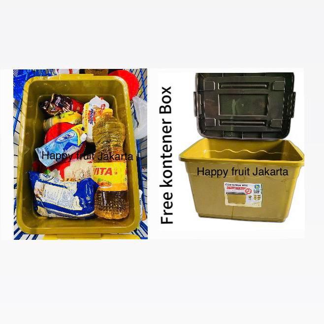 paket sembako ramadhan super A  free container Box