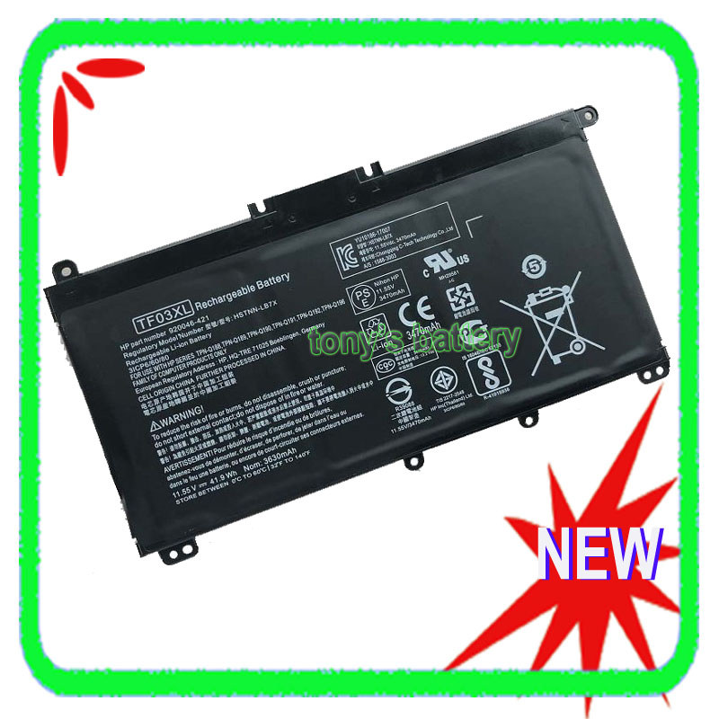 New TF03XL Laptop Battery for HP Pavilion 14-BF 15-CC X360 14-CD Series HSTNN-LB7X HSTNN-LB7J HSTNN-