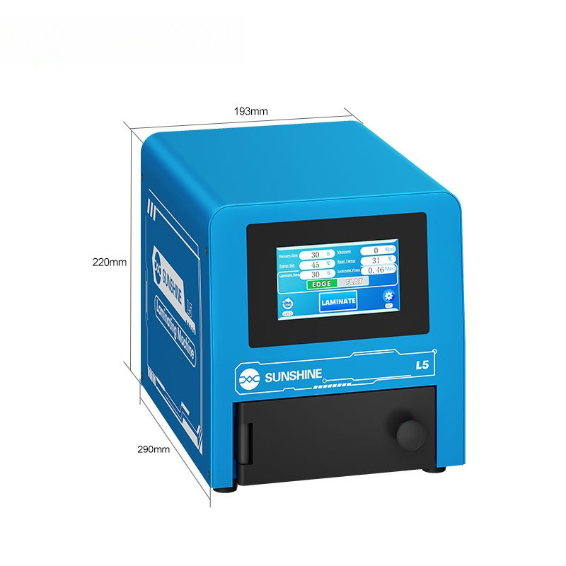 SUNSHINE L5 Smart Mini LCD Laminator Tools Kit Multilanguage Support Compatible with Both Under 8 In