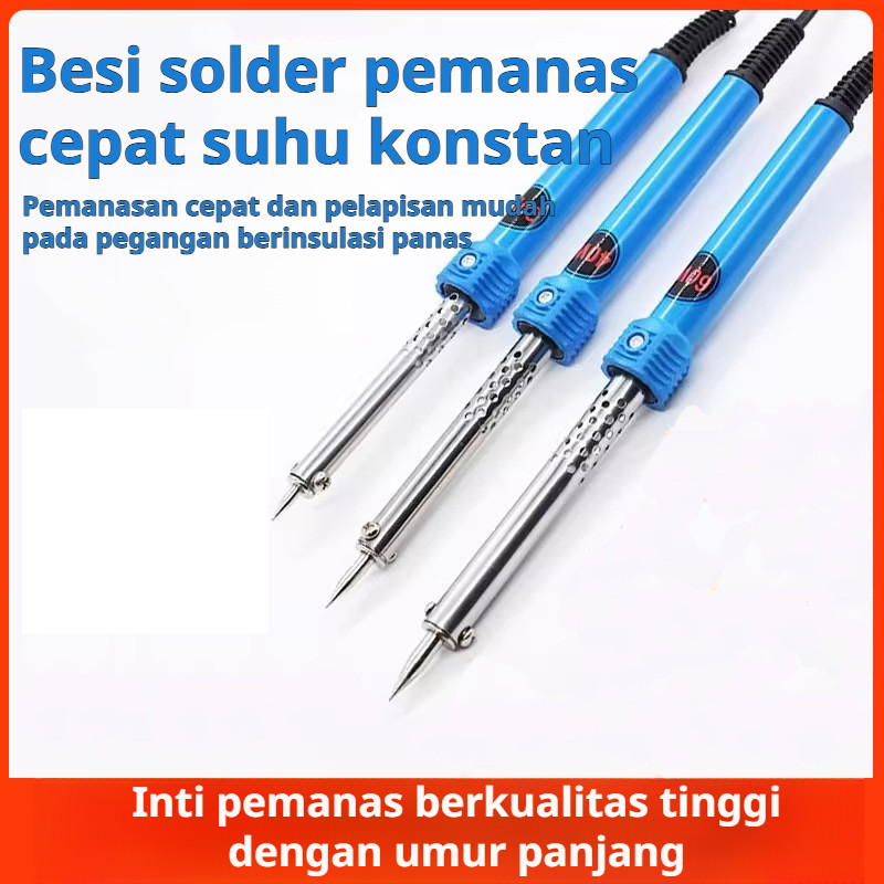 Bebas Pembersihan Kit Solder Listrik + Timah Solder Kualitas Tinggi Alat Reparasi Elektronik Solder 