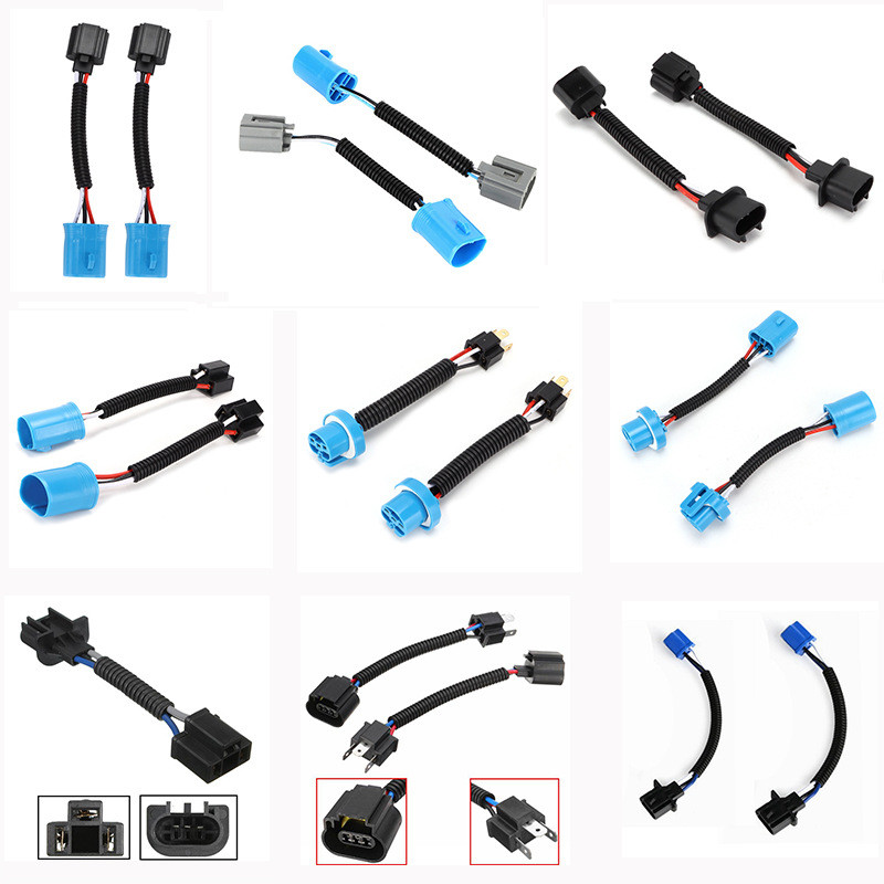 2x 90059006 9007 H4 H11 H13 Male to Female Conversion Wiring Harness Socket Adapter Connector For He