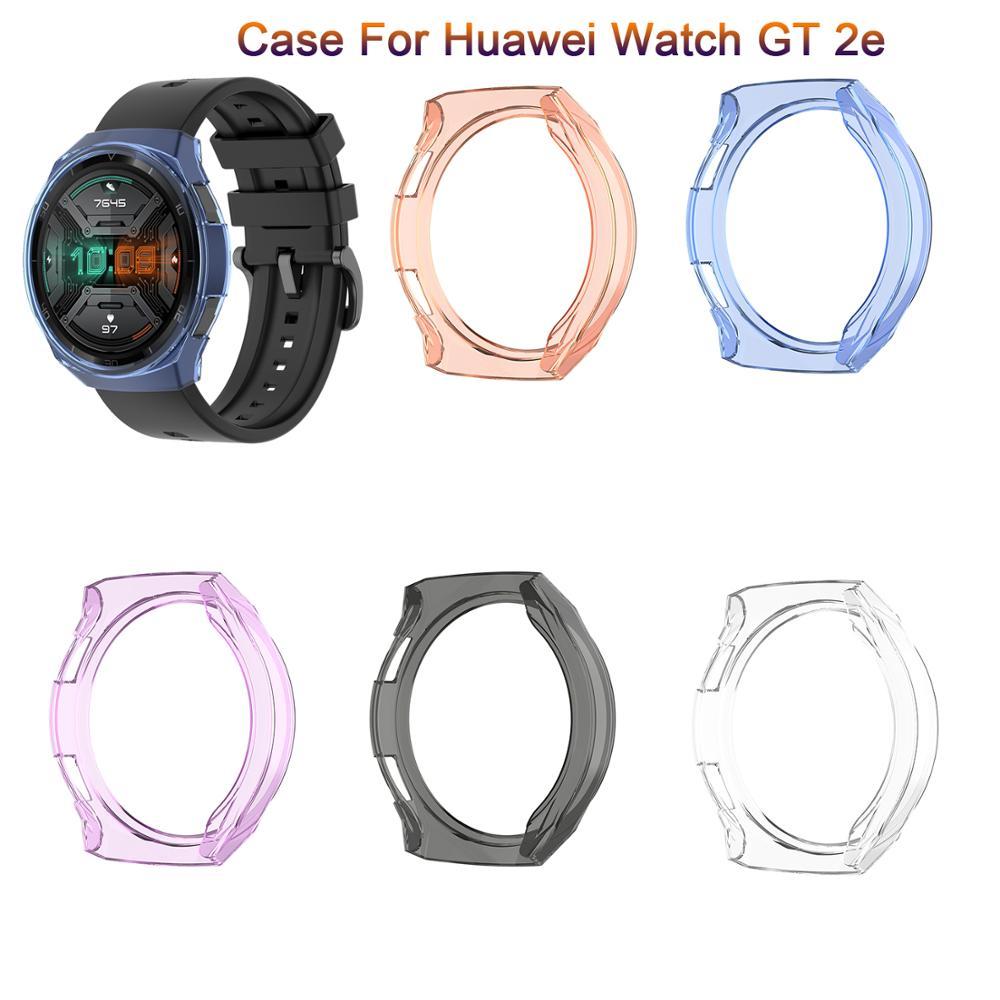 Watch Case For Huawei Watch GT 2e 50mm Case Soft Silicone TPU Protective Watch Cover Protector Sleev