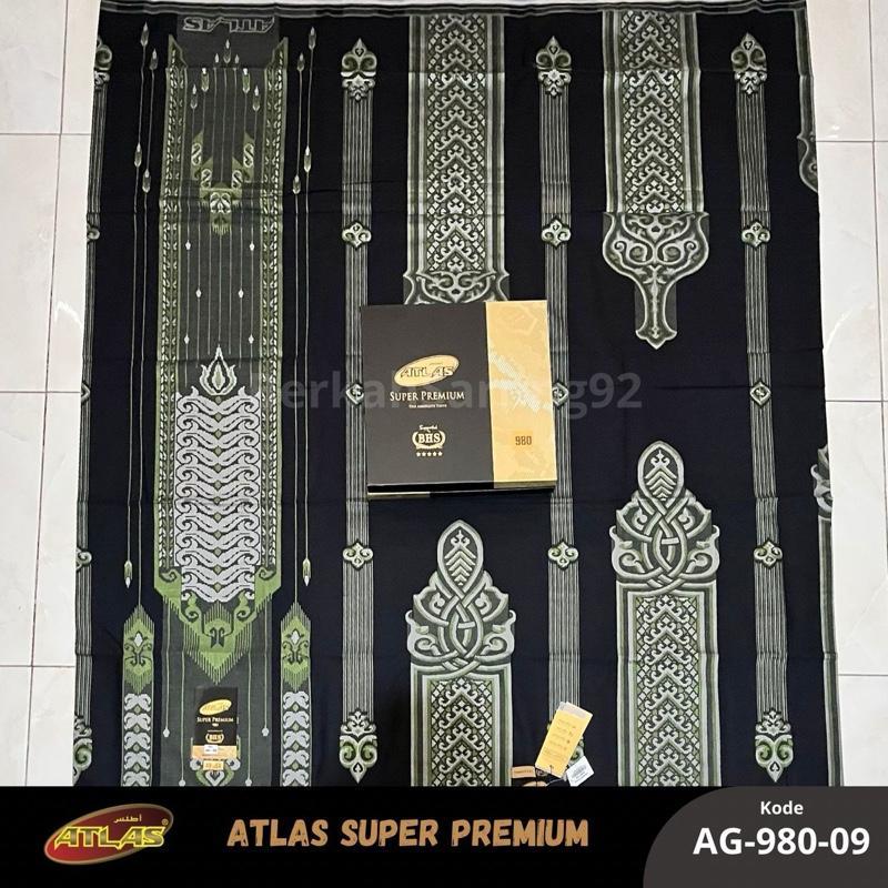 ATLAS SUPER PREMIUM 980 GRADE GOLD FULL SONGKET TIMBUL JAGUAR 100% ORIGINAL  Sarung Muslim Tebal Hit
