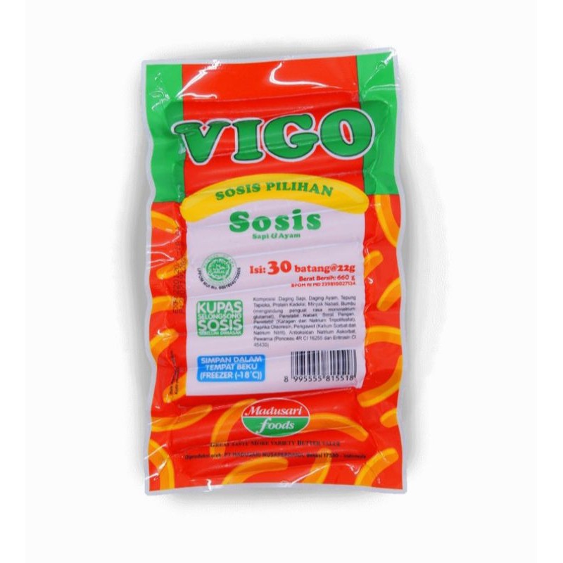 Vigo Sosis Sapi isi 30
