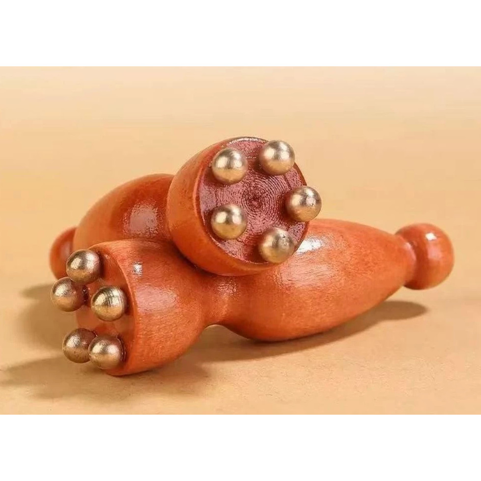 ATS ALAT PIJAT WAJAH GUASHA / GUA SHA WOOD ACUPRESSURE FACE / TOTOK WAJAH MANUAL MASSAGE