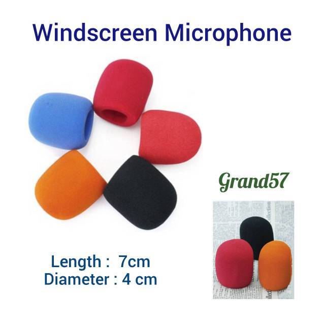 windscreen busa foam microphone spon cover spons mic busa mikrofon