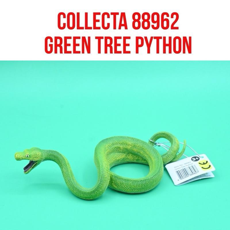 CollectA 88962 Green Tree Python Snake Ular Sanca Hijau Morelia Viridis | Mainan Figure Binatang Min