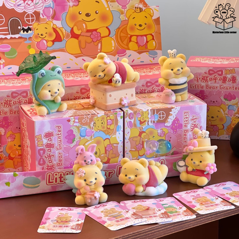 Cute Little Bear Hululu Blind Box Cartoon Winnie The Pooh Peripheral Collectible Toys Ornaments Desk