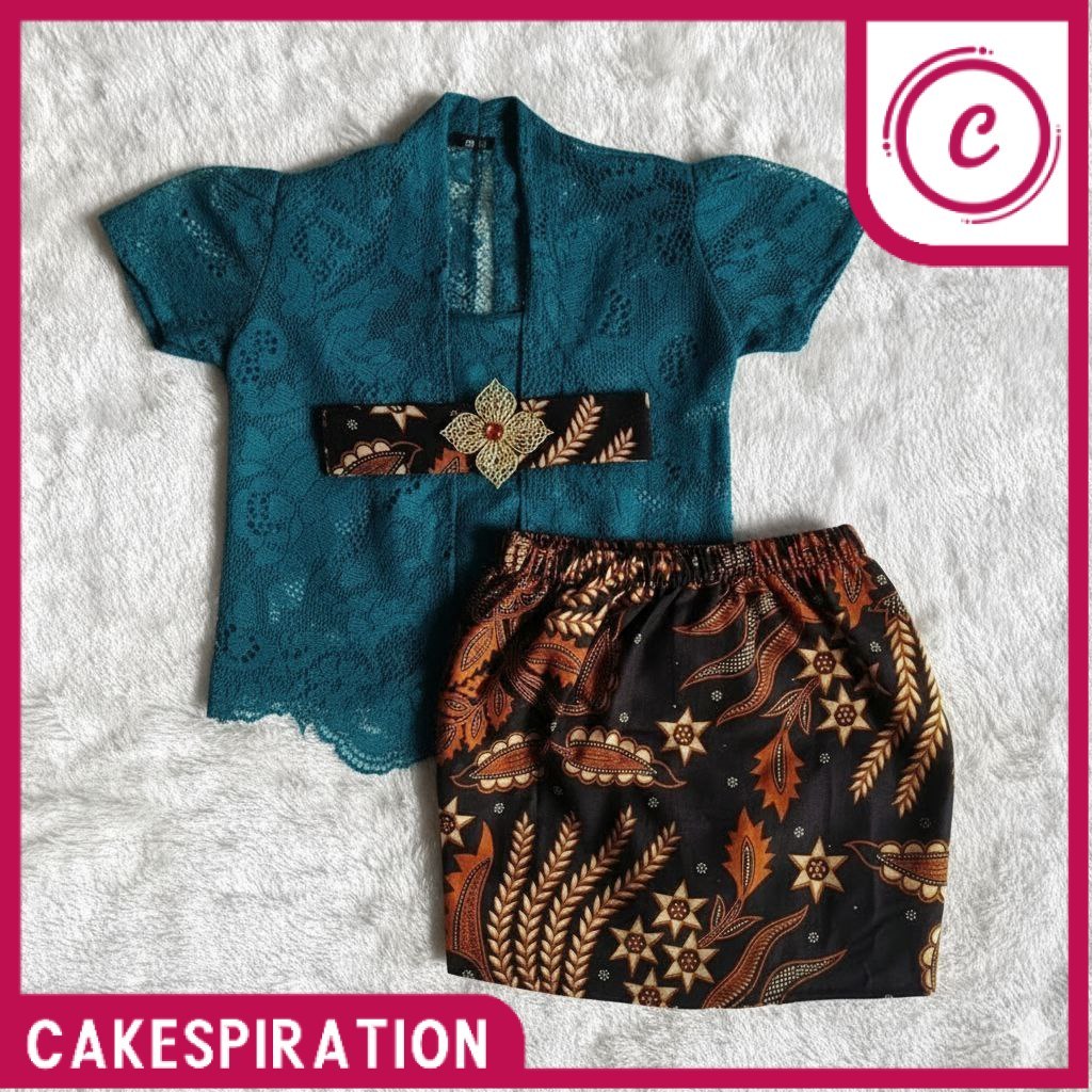 TERBARU SETELAN KEBAYA BROKAT ANAK 1-9TAHUN FREE BELT&BROS