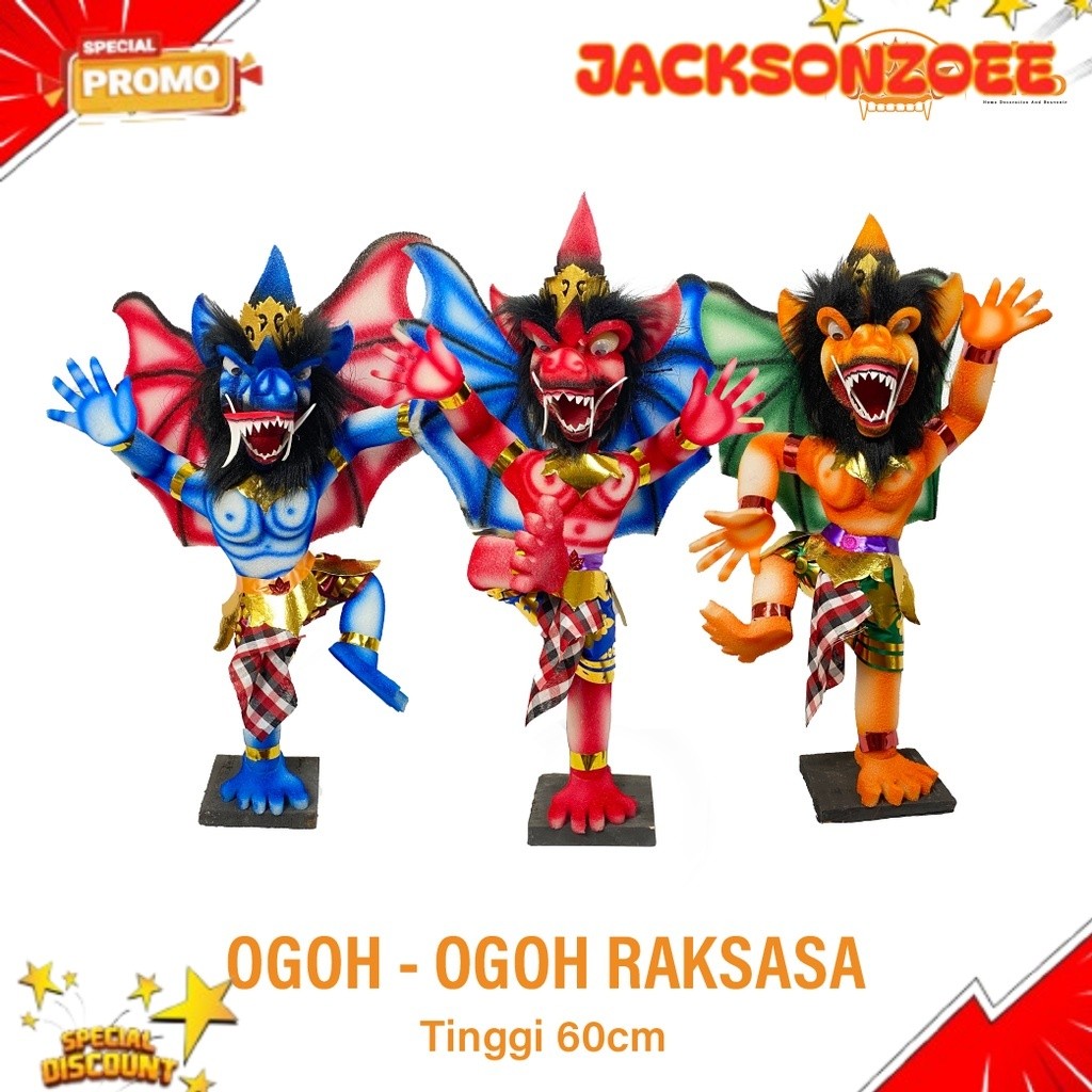 Ogoh Ogoh Raksasa - Ogoh Ogoh Mini - Ogoh Ogoh Spon - Ogoh Ogoh Bali - Mainan Anak - Patung Ogoh Ogo