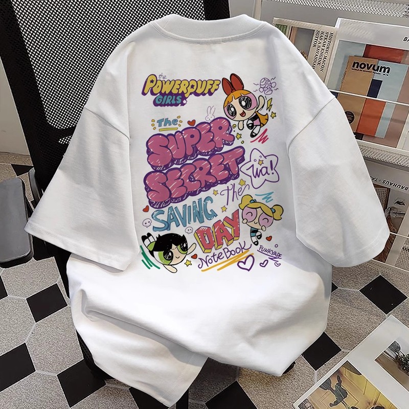 Imut-imut baju atasan wanita terbaru kaos pria oversize couple