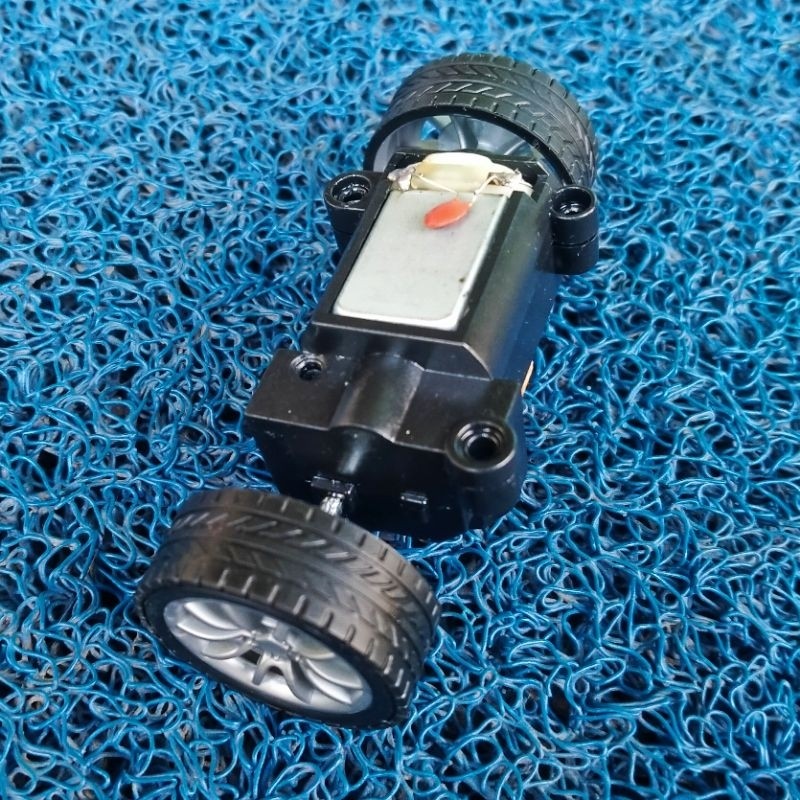 Terlaris ReadyGearBox SET Roda Belakang Mobil RC. 1 SET Roda Belakang + Gear + Dinamo Lengkap Untuk 