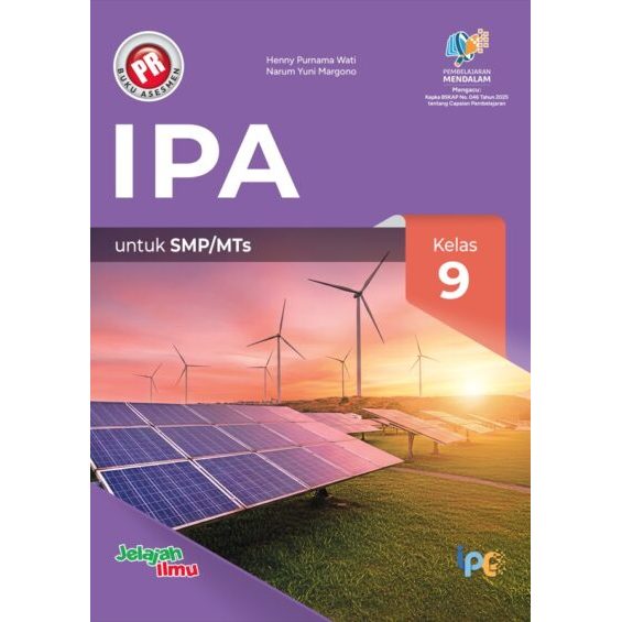 Buku Pr/Lks  IPA Kelas 9 SMP Semester 1&2  Intan pariwara Tahun 2026
