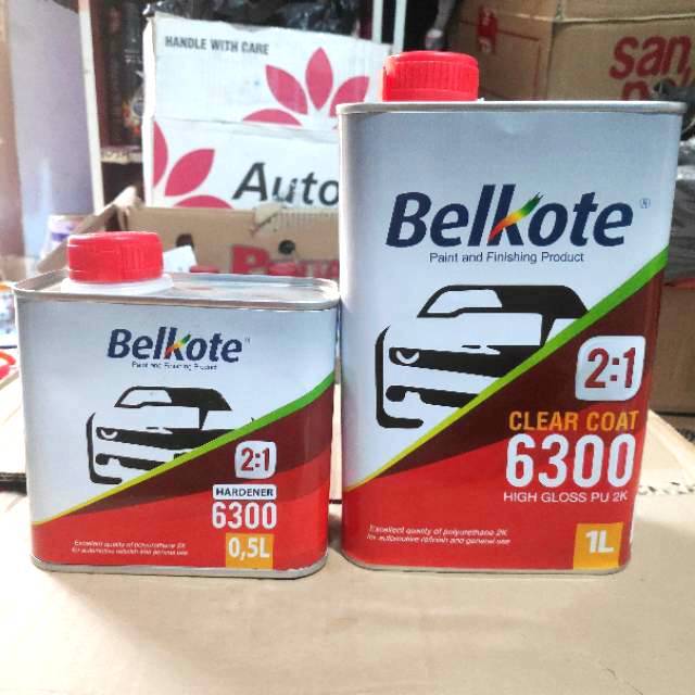 Clear coat belkote 6300 pernis mobil