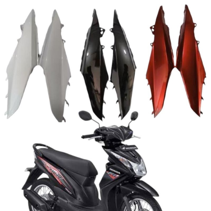 Cover Body/Bodi Belakang honda Beat fi 2013 2014 215 Hitam