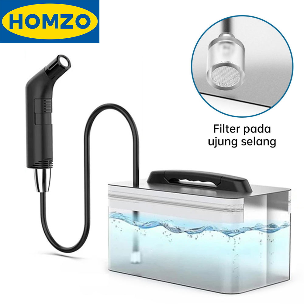 HOMZO Toilet Shower Jet Washer Jet Shower Bidet Portabel Spray dilengkapi wadah air 2300ml Semprotan