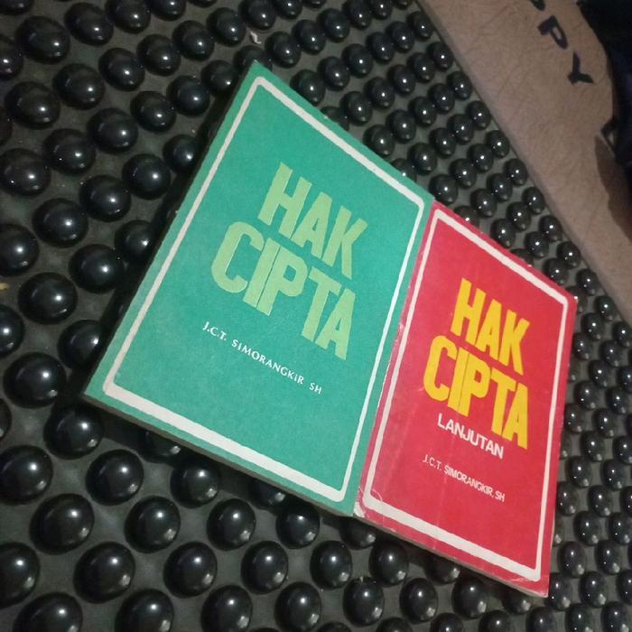 Buku Hak Cipta dan hak cipta lanjutan 2 buku