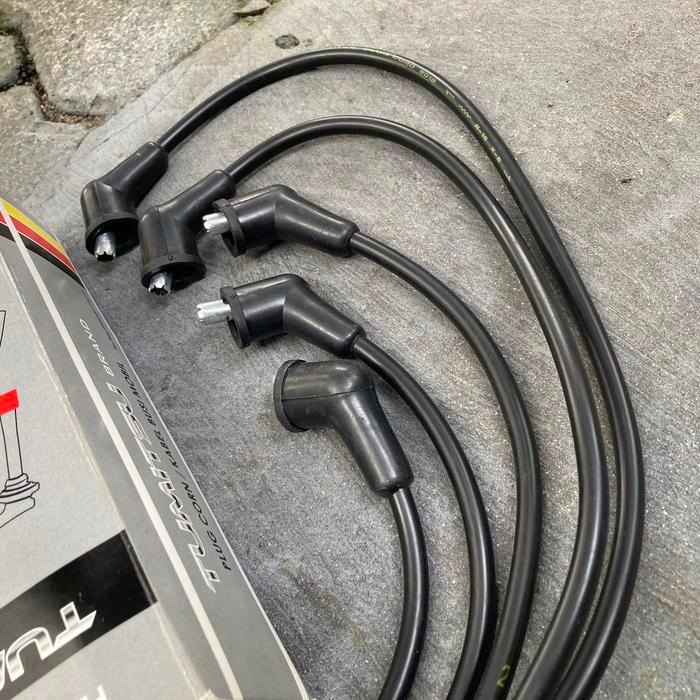 Cord Set Coil & Spark W/resistive Kabel Busi Toyota Corolla Corona AE92 AT171 Twincam 1.6 1600cc 4AF