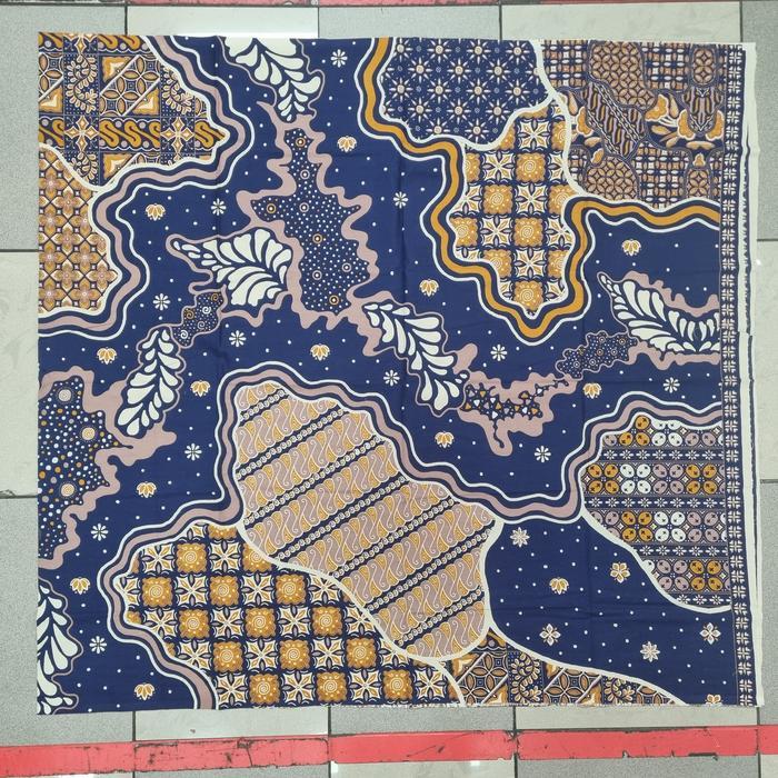 kain batik dobby motif sekar jagat abstrak
