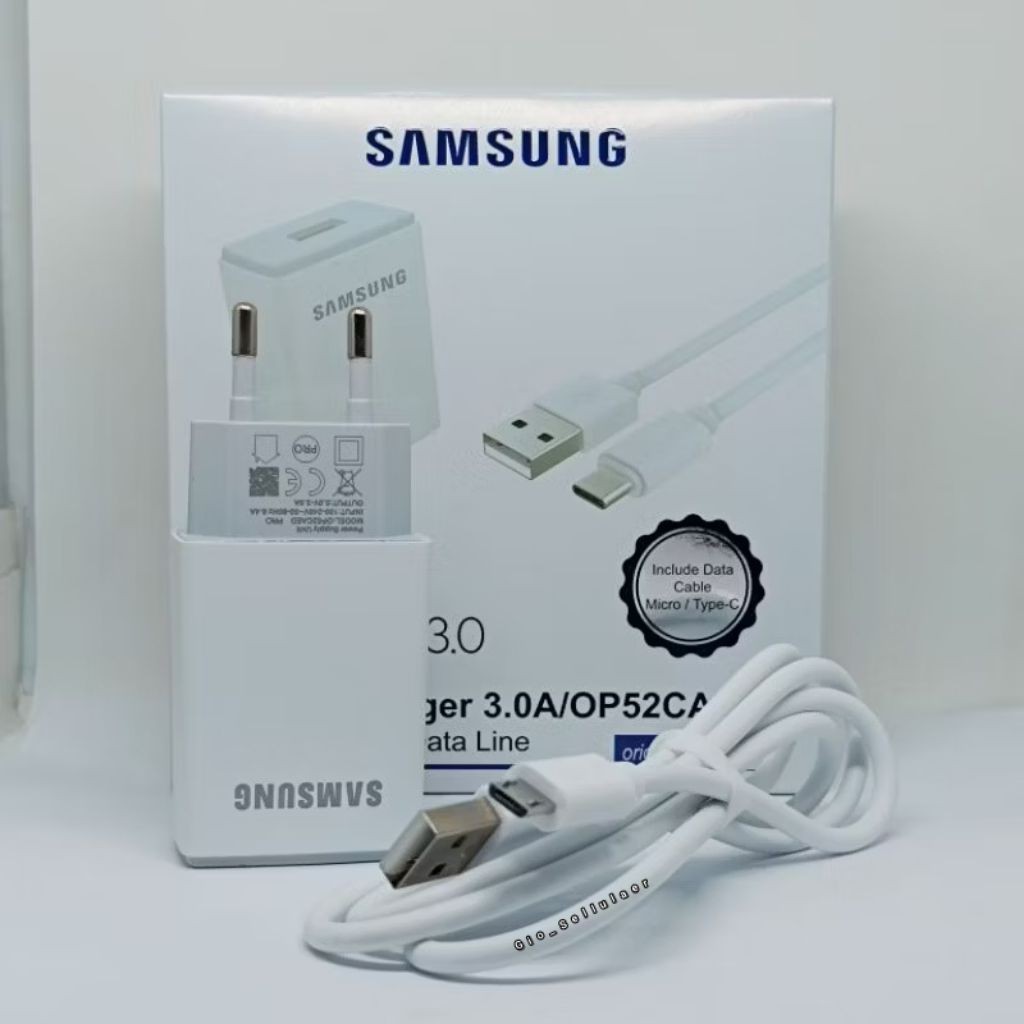 Charger Casan HP Samsung A02 A02S A03 A03S J6+ J6 Plus J4+ J2 Preme J1 Ace TRAVEL CHARGER OP52CAED 3