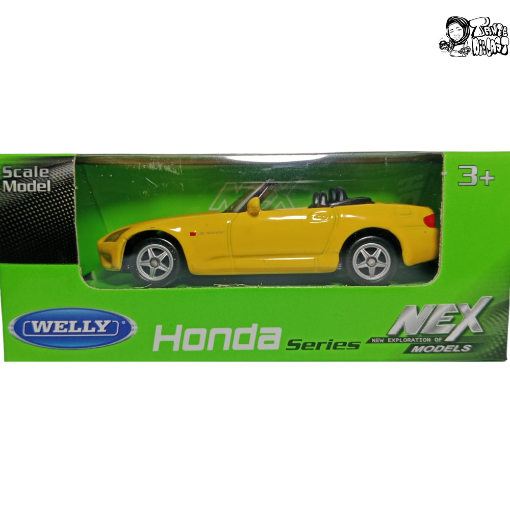 52068-K | Welly Nex 1 : 64 Porsche 911 Carrera S Cabriolet Kuning