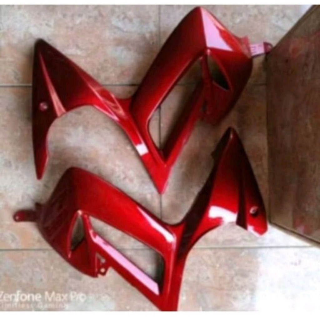 New Cover Sayap Luar Suzuki Satria Fu Lama Barong Warna Maroon Bahan tebal mirip ori