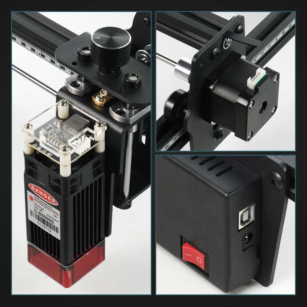 DIY Laser Engraving Machine CNC 2-Axis 445nm - LE400