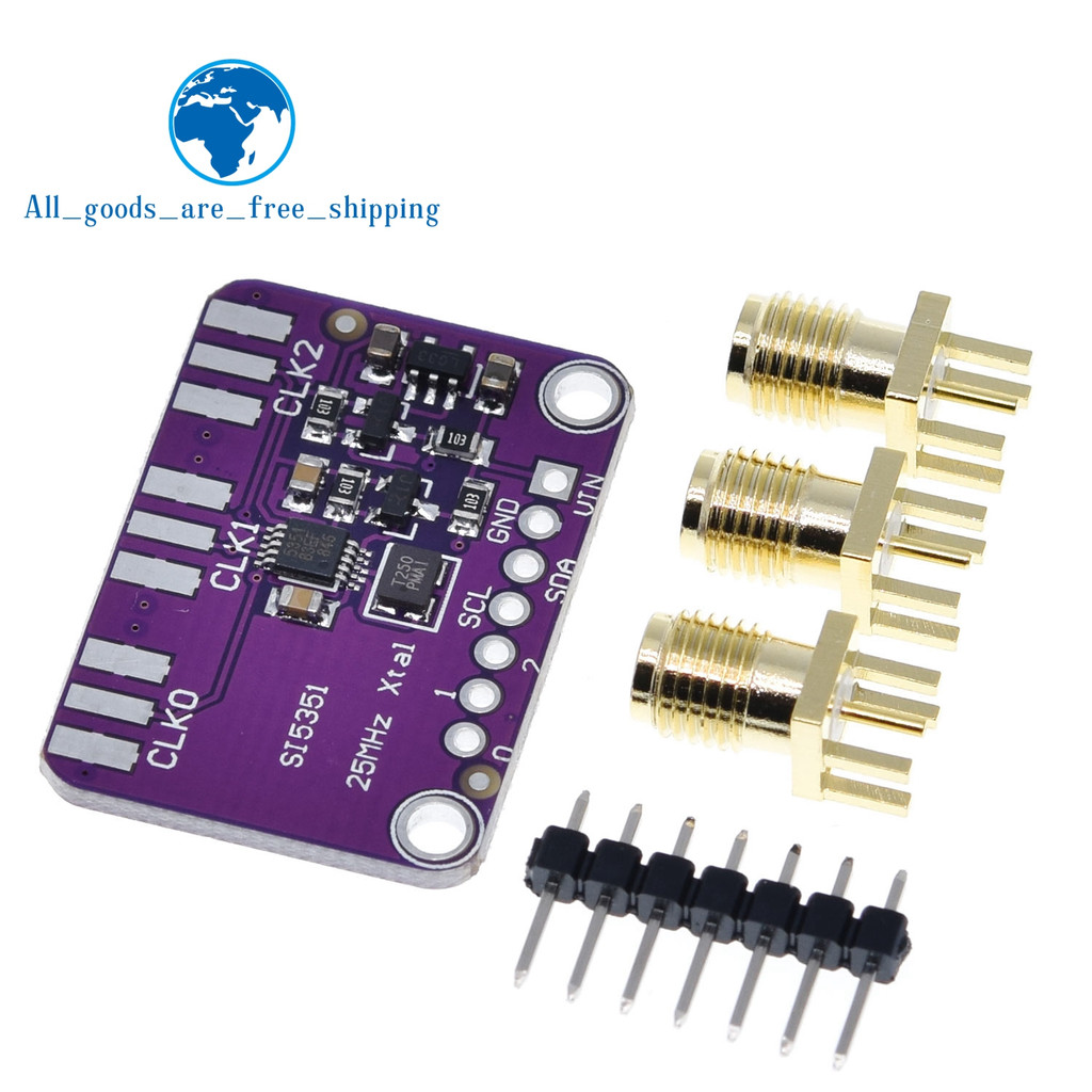 DC 3V-5V CJMCU-5351 Si5351A Si5351 I2C Clock Generator Breakout Board Module Signal Generator Clock 