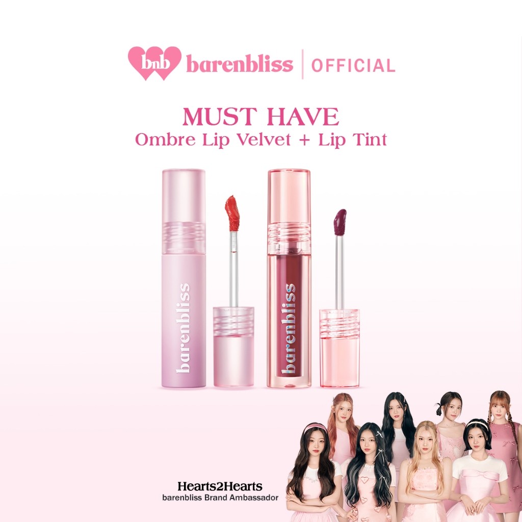 BNB barenbliss Ombre Lip Tint x Lip Velvet