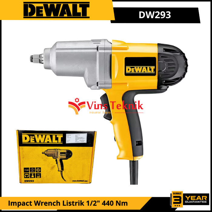 DEWALT DW293 IMPACT WRENCH DW 293 MESIN PEMBUKA BAUT 1/2inch