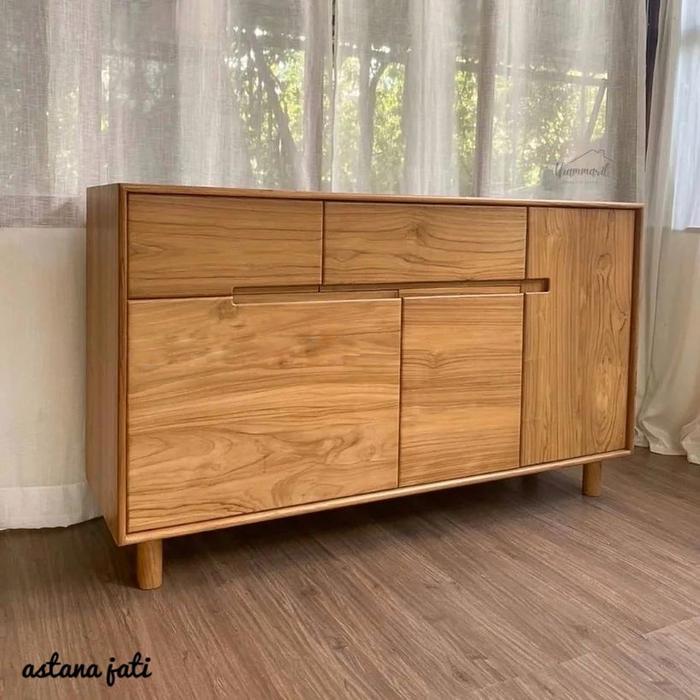 Meja Tv Minimalis Buffet Tv Minimalis Modern Kayu Jati Rak Tv Minimalis Modern Jati Solid Lemari Tv 