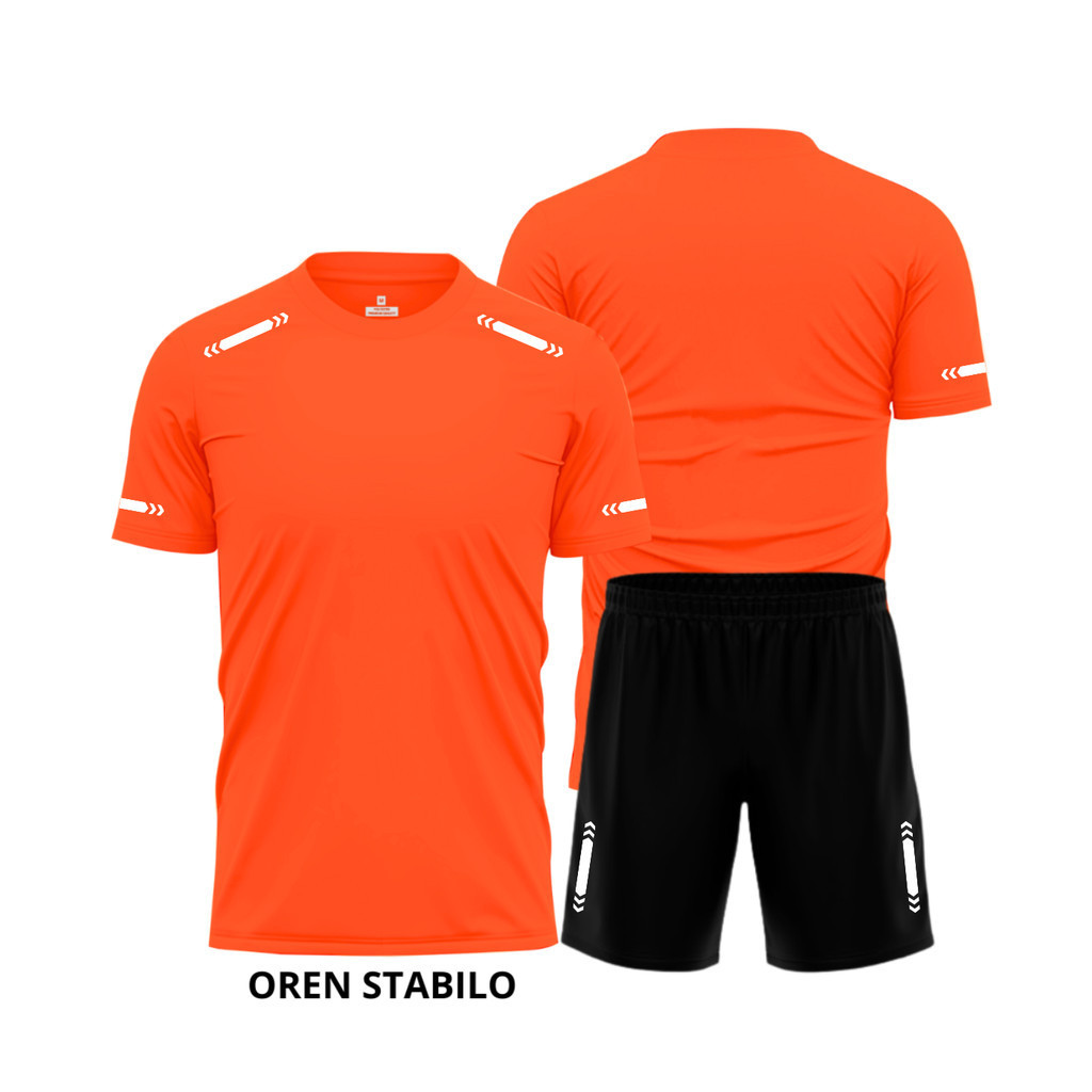 VOLNEX Set Seragam TIM Team Club Olahraga Sepak Bola Futsal Dewasa M - XXL Abu Muda SET PL016