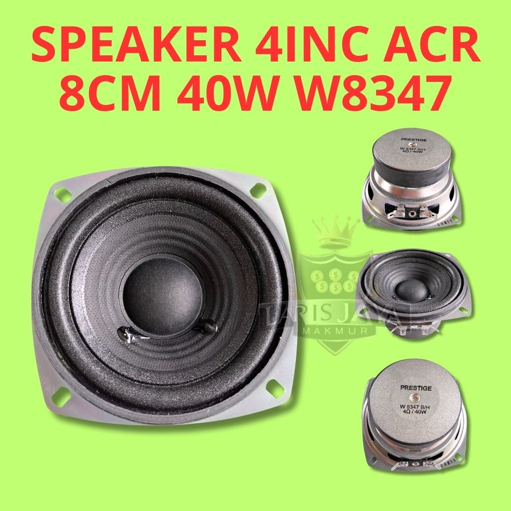 Speaker Woofer 4 Inch ACR Prestige W 8347 DIY Audio