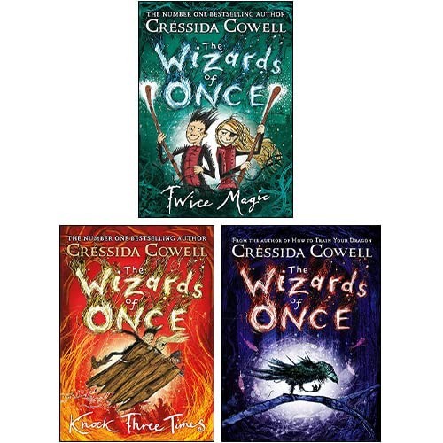 The Wizards of Once 3 Books Collection Set By Cressida Cowell