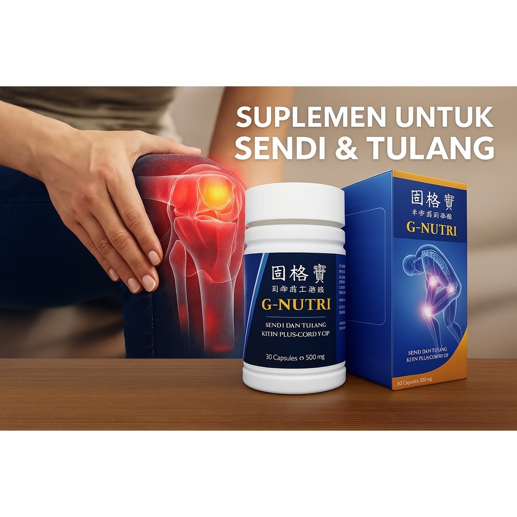 G-NUTRI Herbal Alami Obat Nyeri Sendi Reumatik Ampuh ORIGINAL G-NUTRI G-NUTRI original