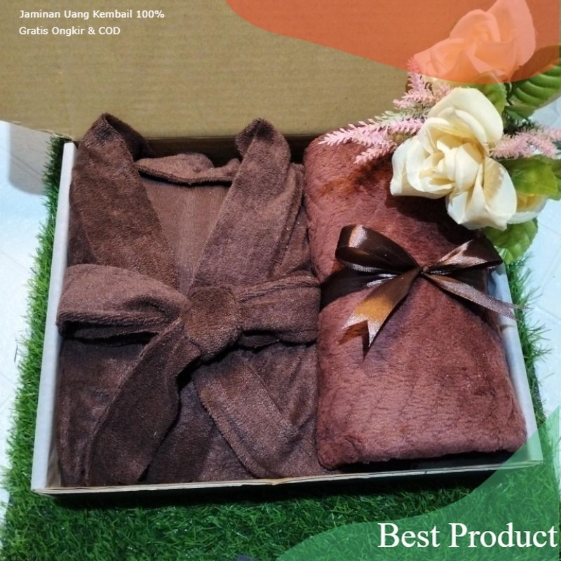 (oke_baby)kado pernikahan kimono couple/Hampers wedding / Hampers Handuk Kimono Mandi / Seserahan Ha