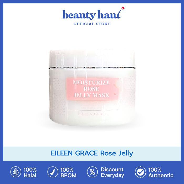 PROMO  EILEEN GRACE Rose Jelly - Moisturize Rose Jelly Mask | Masker Wajah Untuk Jerawat, Bruntusan,