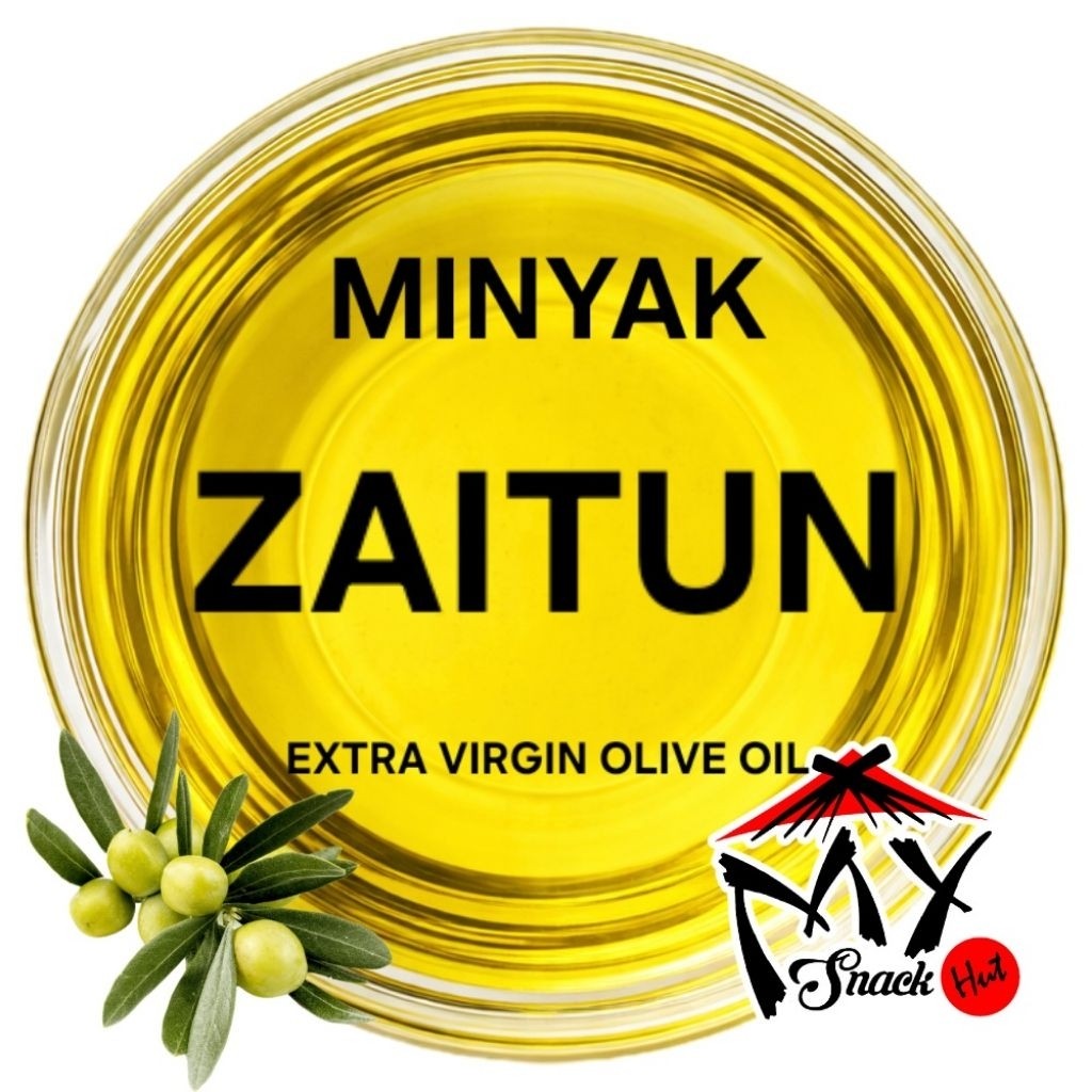 BERKUALITAS MINYAK ZAITUN 50ML EVOO EXTRA VIRGIN OLIVE OIL EKSTRA LEMAK COOKING MEMASAK SALAD MAKANA