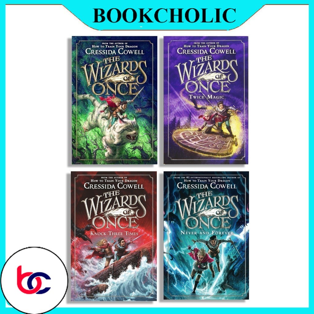 The Wizards of Once (4 book series English) by Cressida Cowell - Bookcholic