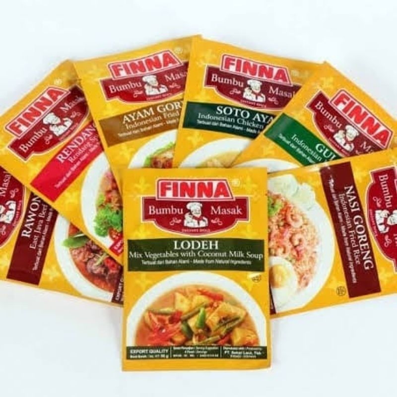 Finna Bumbu masak instan 50gr all varian / bumbu finna / racik bamboe