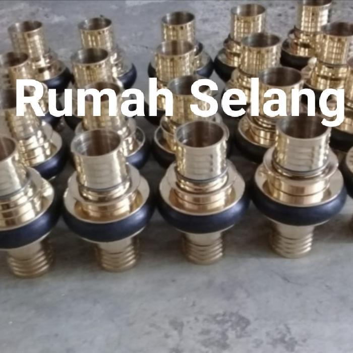 Coupling Machino Kuningan 2 1/2 Inch / Coupling Selang Pemadam 2 1/2"