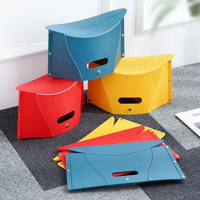 Plastic Folding ChairPortable Folding ChairOutdoor ChairCampingPortable StoolStorage Stool