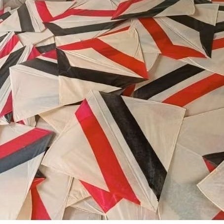 TOPKEP  Layangan Pulas Jabrug motif campur uk 54 isi 100pcs