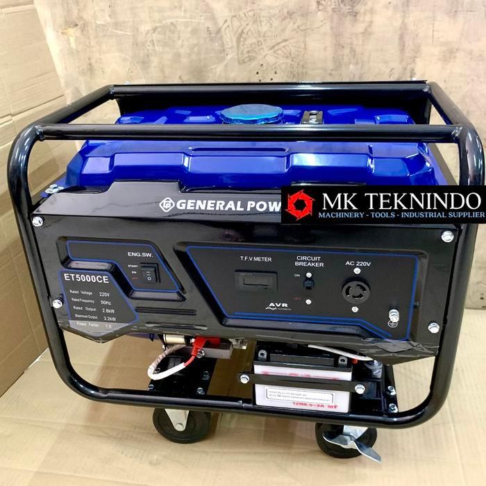 Mesin Genset 3200 Watt Generator Bensin Listrik Gasoline