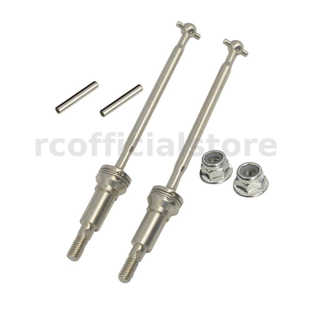 2PCS Xinlehong 30-WJ02 As Roda Penggerak Universal Depan yang telah ditingkatkan untuk Mobil RC 9130